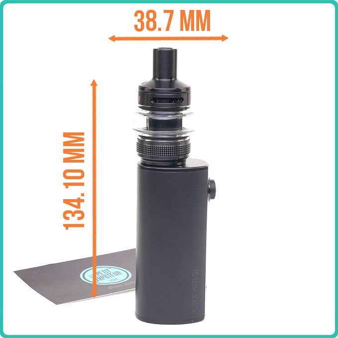Dimensions du Kit iStick X80 Eleaf